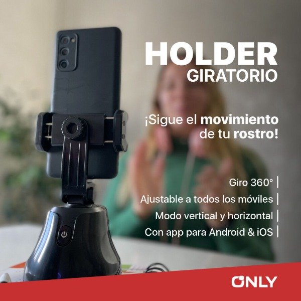 Producto - HOLDER GIRATORIO INTELIGENTE 360 CON SEGUIMIENTO