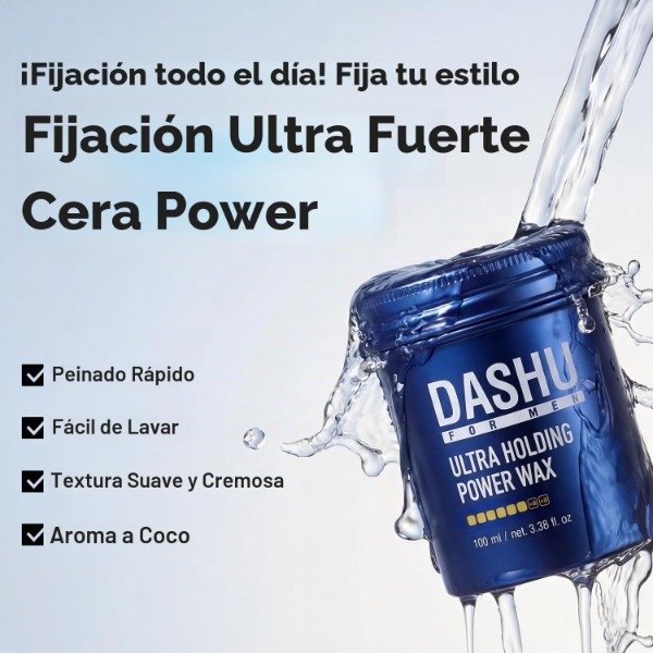 Producto - DASHU  For Men Ultra Holding Power Wax 100ml - 2