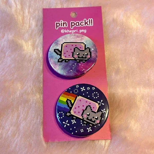 Producto - Pin pack Nyan Cat