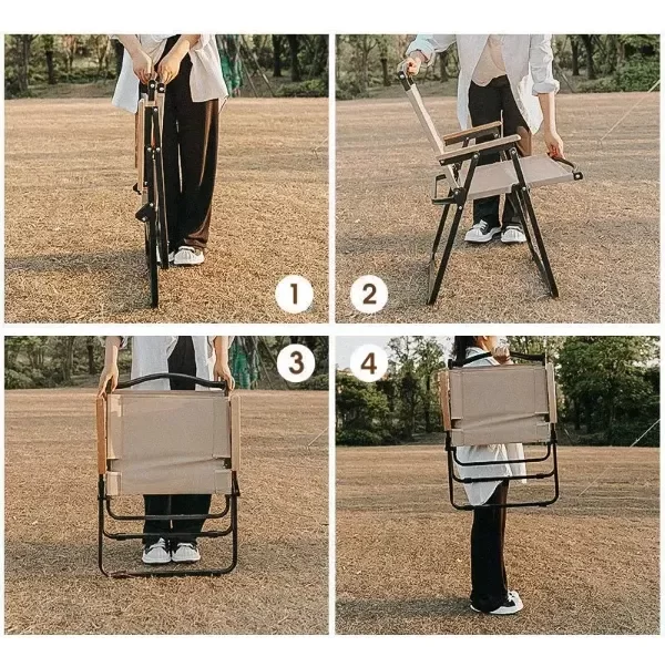Producto - Silla Reposera Plegable Camping Playa Con Bandeja Hast160kg - 3