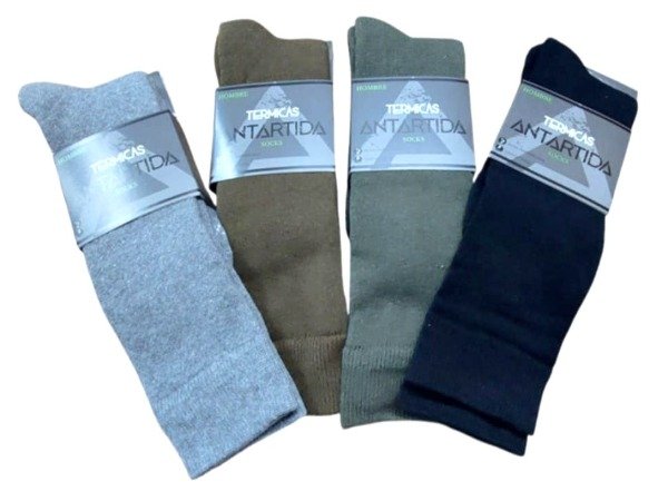 Producto - 4003 - Antartida - Medias Térmicas Lisas de Hombre x Par