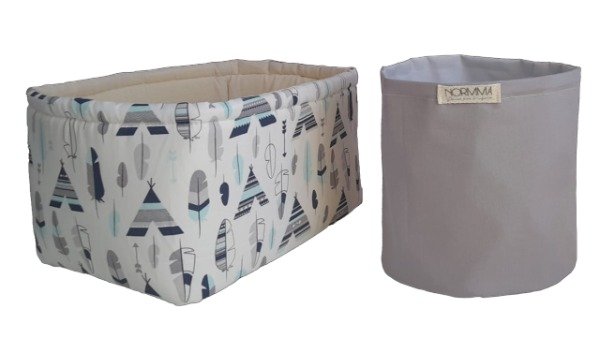 Producto - Cestos de tela rectangular