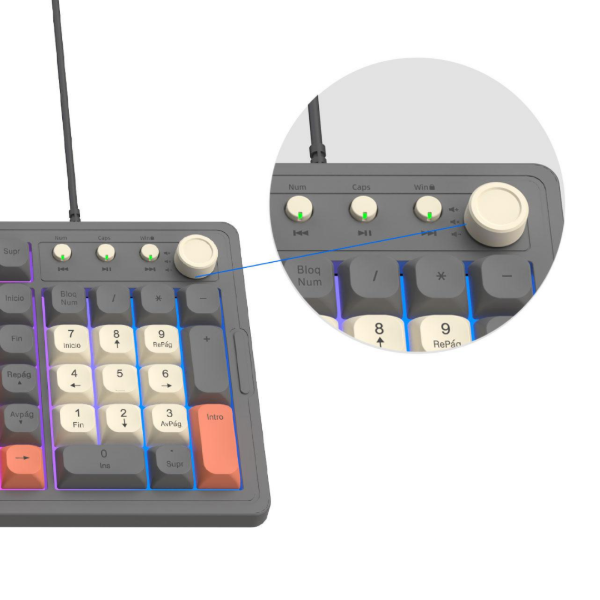 Producto - Teclado Gamer Netmak TM32 - 2