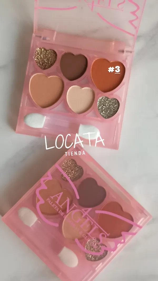 Producto - MINI PALETA DE SOMBRAS Y GLITTER 4 ANGELES - 2