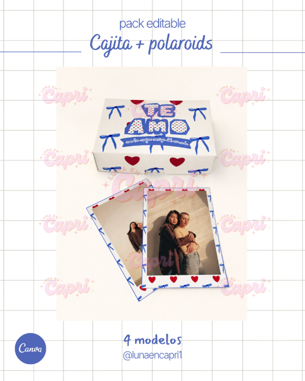 Producto - Cajita + polaroids