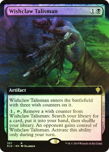 Producto - Wishclaw Talisman (Extended Art Foil)