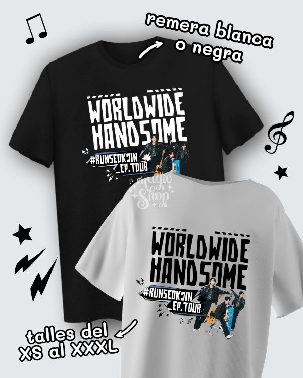 Producto - RUN SEOKJIN - Remera del tour