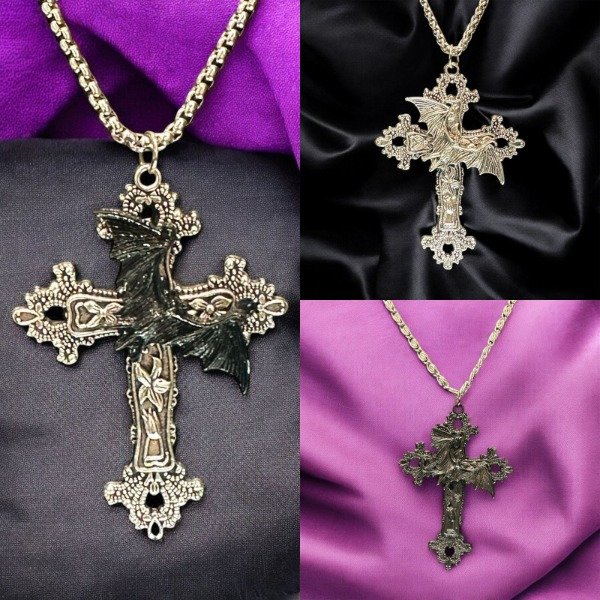 Producto - CRUZ VAMPIRO CON CADENA