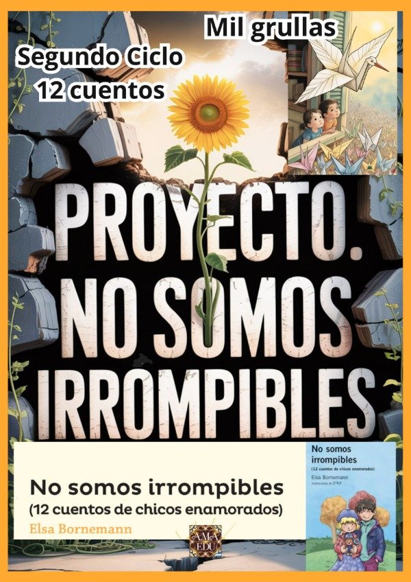 Producto - NO SOMOS IRROMPIBLES. 12 CUENTOS  de E. Bornemann (2do Ciclo y Secundaria)