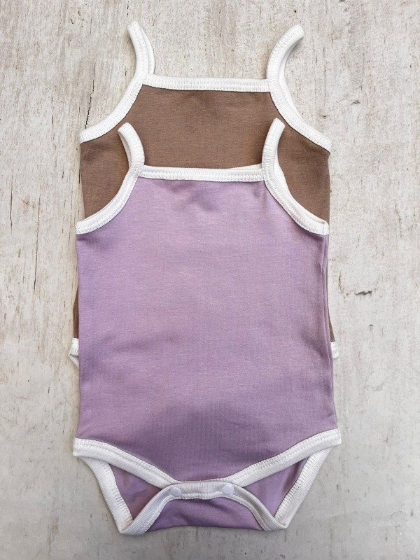 Producto - Body bretel liso 12/24M x3 unid (elastizados)