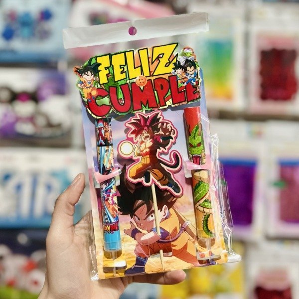 Producto - Adorno topper para torta y Bengalas DRAGON BALL Z