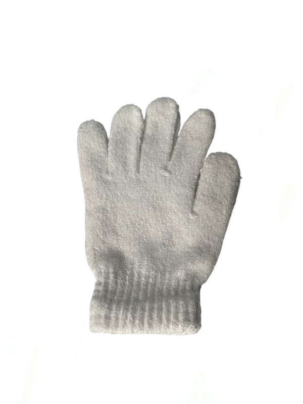 Producto - Guantes chenille blanco