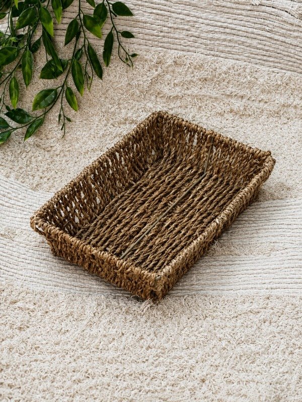 Producto - Cesta De Mimbre 26x19cm