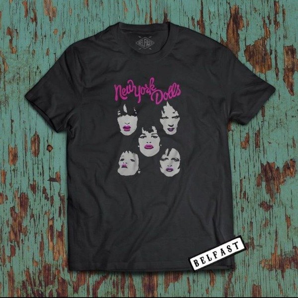 remera new york dolls faces