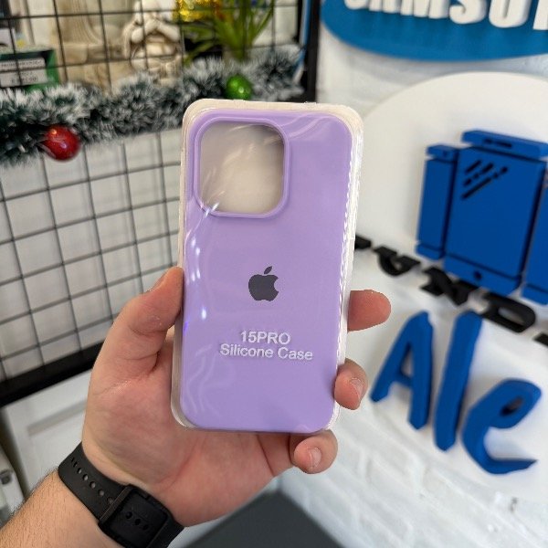 Producto - Silicone Case Violeta Pastel - iPhone 15 Pro