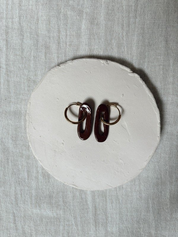 Producto - ÓVALO ALARGADO MARRÓN CHOCOLATE