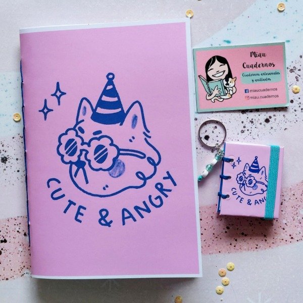 Producto - Libreta + llavero - cute