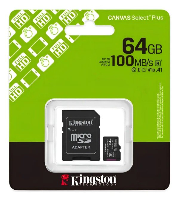 Producto - Tarjeta De Memoria Kingston Canvas Select Plus MicroSD 64GB