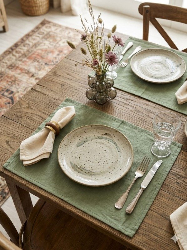 Producto - Servilleta Tusor verde x 4