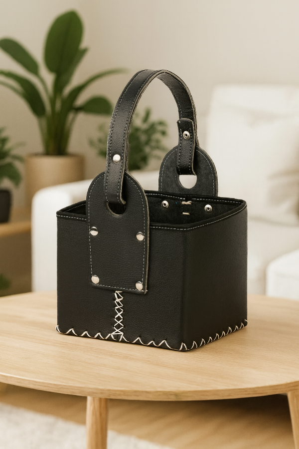 Producto - CANASTA MATERA  ECOCUERO REFORZADA PREMIUM