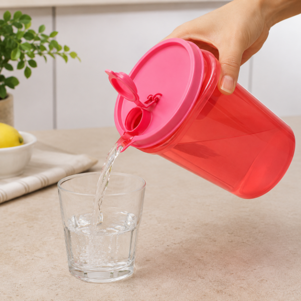 Producto - Jarra Tupperware con Tapa y Pico Vertedor 1 Litro
