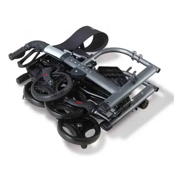 Producto - Andador Silla De Ruedas Convertible Plegable Bolso Asiento - 3