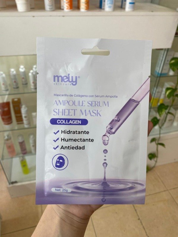 Producto - Mascarilla de Colágeno con Serum Ampolla. Mely