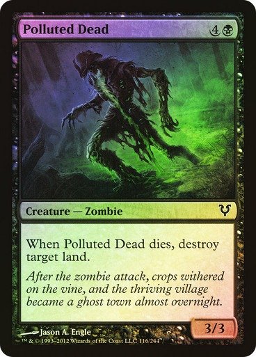 Producto - Polluted Dead Foil  Avacyn Restored