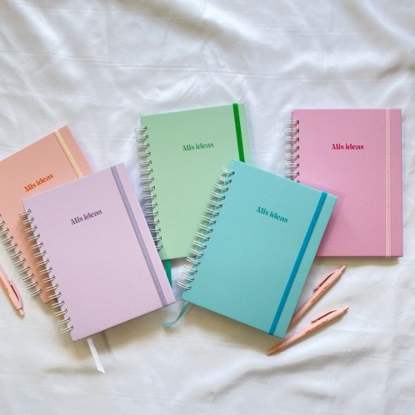 Producto - Cuaderno "Mis Ideas" Pastel A5