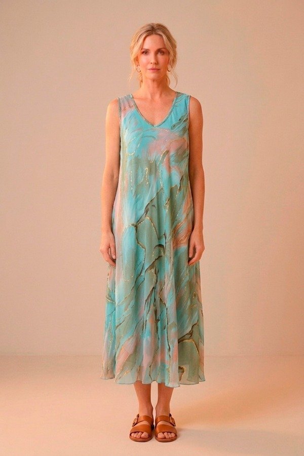 Producto - Vestido Seda Lurex - 4