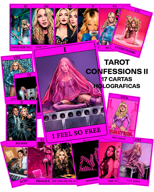 Producto - Cartas de Tarot Holográficas Custom Madonna Confessions II - 0