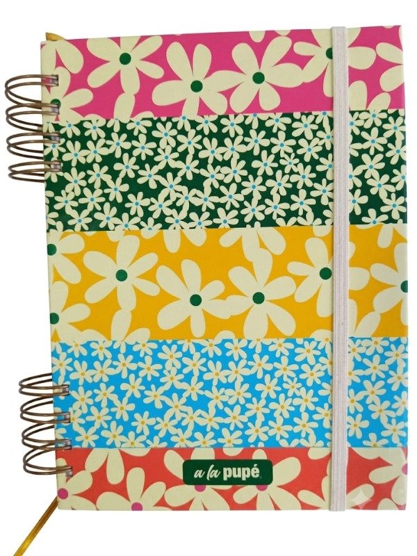 Producto - Agenda Atemporal Flores - Dos Días por Página.