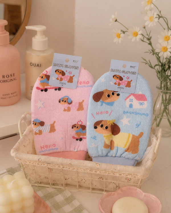 Producto - Manopla de ducha perritos cute
