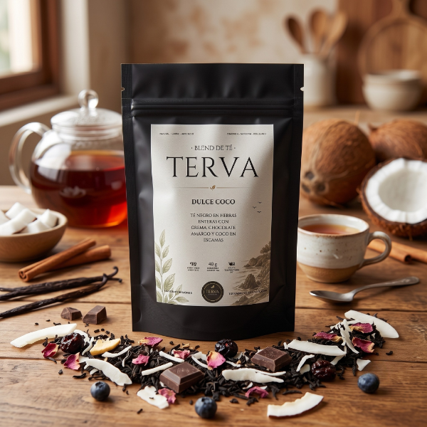 Producto - Té Dulce Coco - Té Negro Tropical