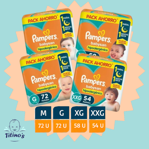 Producto - Pampers Babysan HiperPack x2 uni