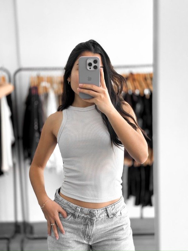 Producto - Top Anne gris - 0