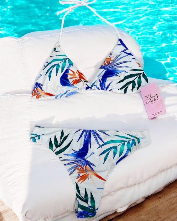 Producto - BIKINI COMBINADO BLANCO CON HOJAS