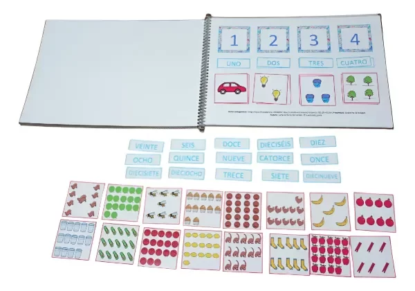 Producto - Cuadernillo Pictogramas Numeros del 1 al 20
