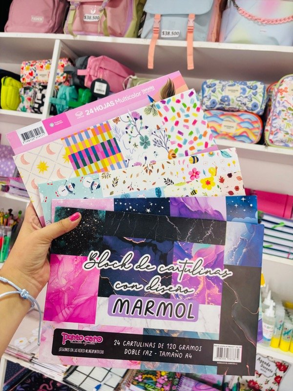 Producto - Block Cartulinas con diseños