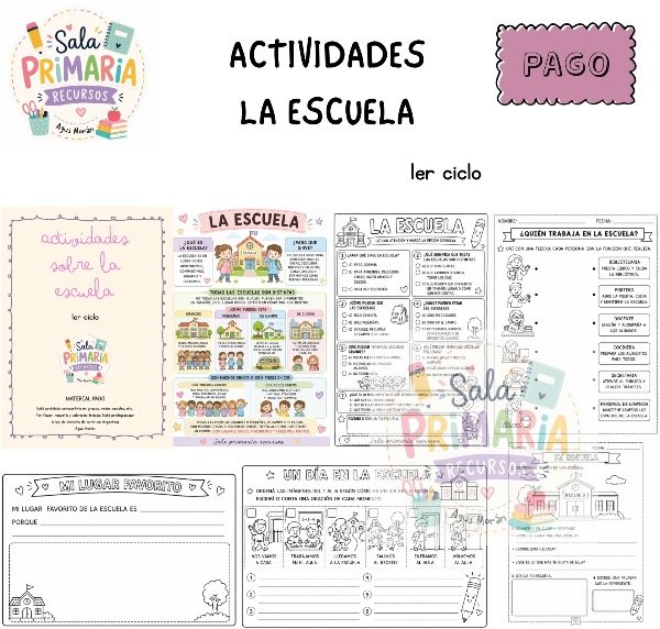 Producto - Actividades La Escuela