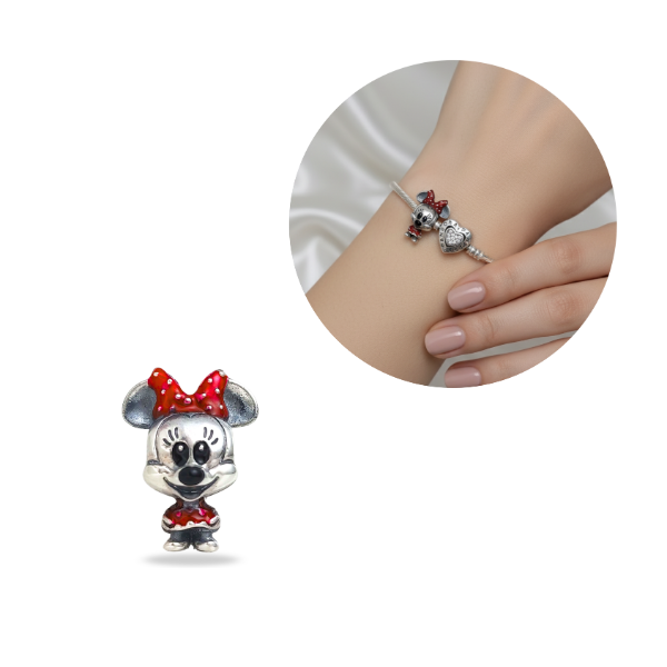 Producto - Dije Charm Minnie Disney Plata 925