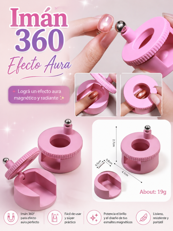 Producto - Imán 360 Vital para Cat eye Efecto Aurora perfecto!