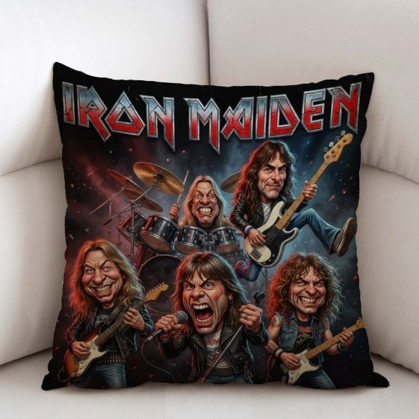 Producto - Almohaditas Bandas Rock Caricaturas - 4
