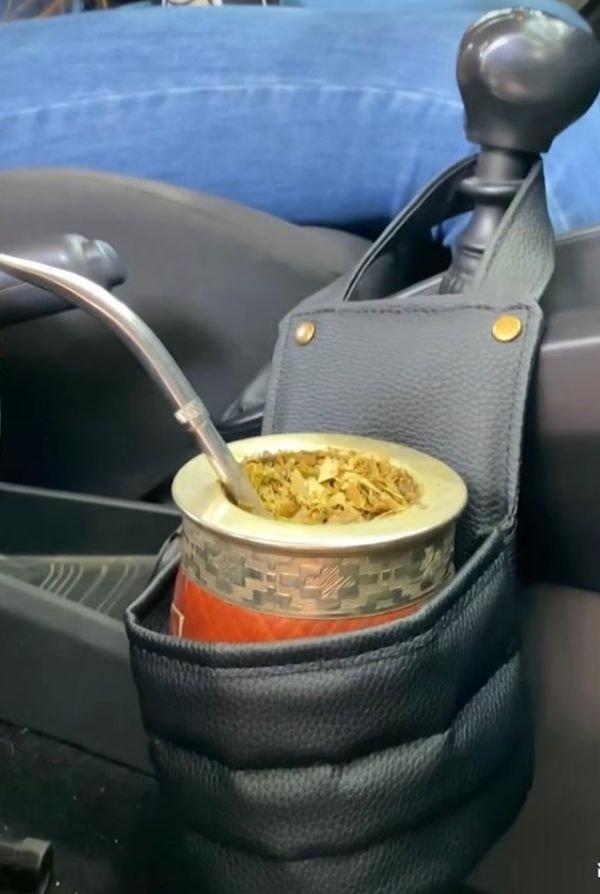 Producto - Portamate auto Pampa Efecto Cuero