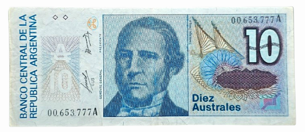 Producto - 10 Australes (Alonso - Concepción) Excelente numeración Bott.2819 VF