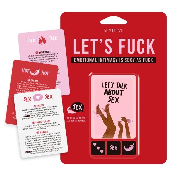 Producto - LET'S FUCK  DADOS + CARTAS