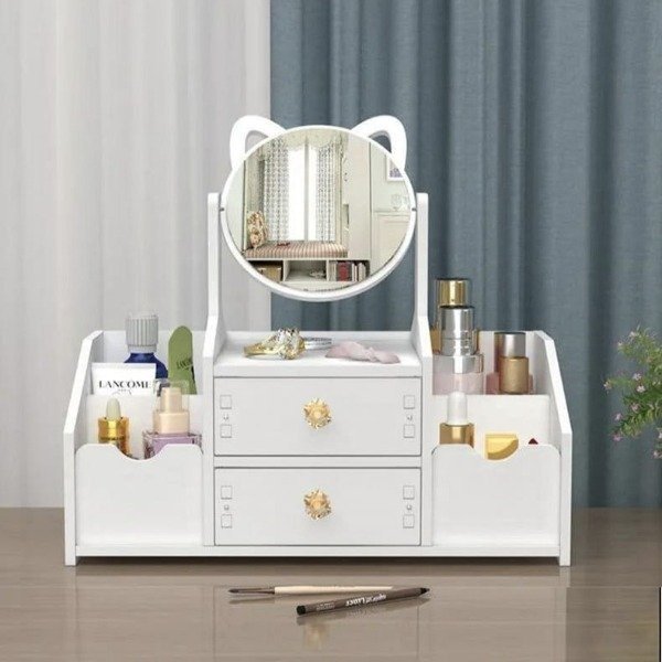 Producto - Organizador Mdf para maquillaje con espejo - 4