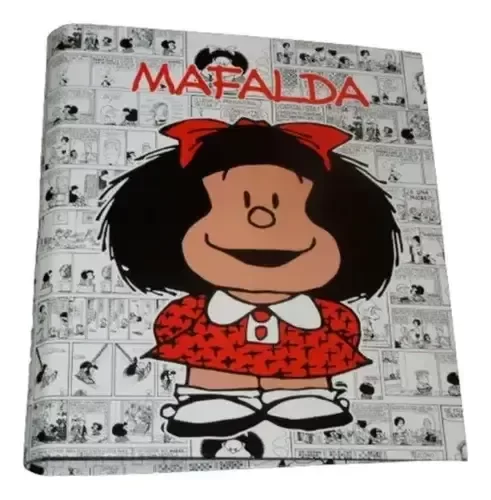 Producto - Carpeta De Mafalda A4 Cresko (blanco)
