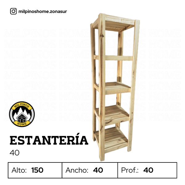 Producto - ESTANTERÍA 40