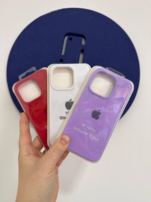 Producto - FUNDA SILICONE CASE CON LOGO IPHONE 15 PRO - 0